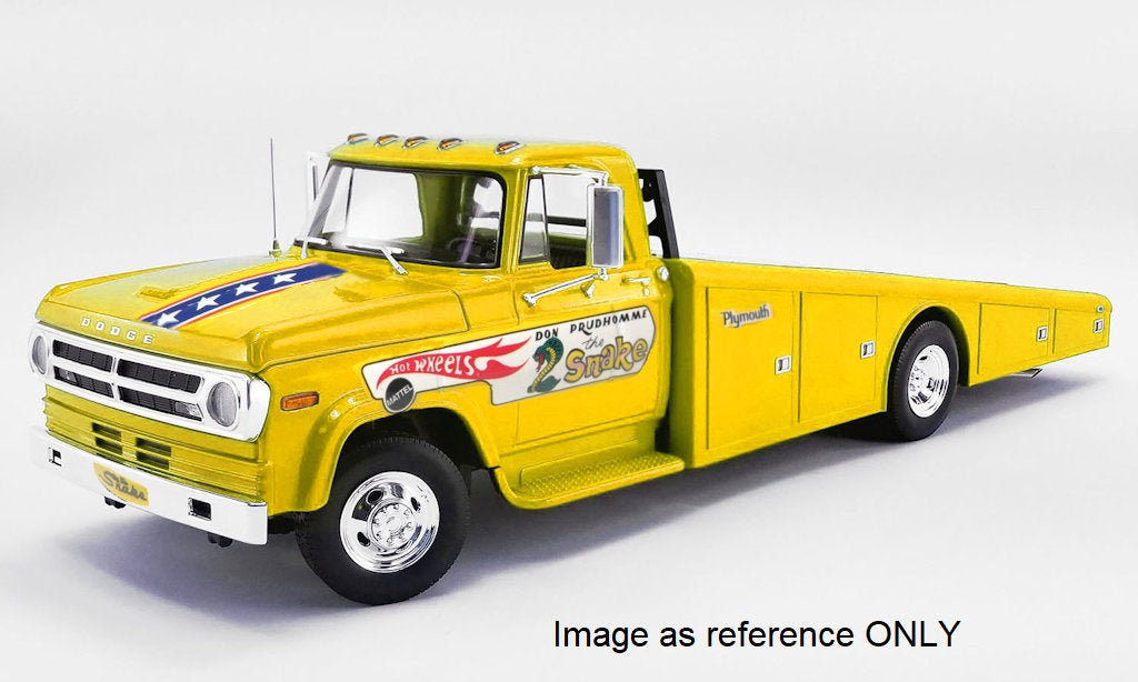 1:18 The Snake 1970 Dodge D-300 Ramp Truck
