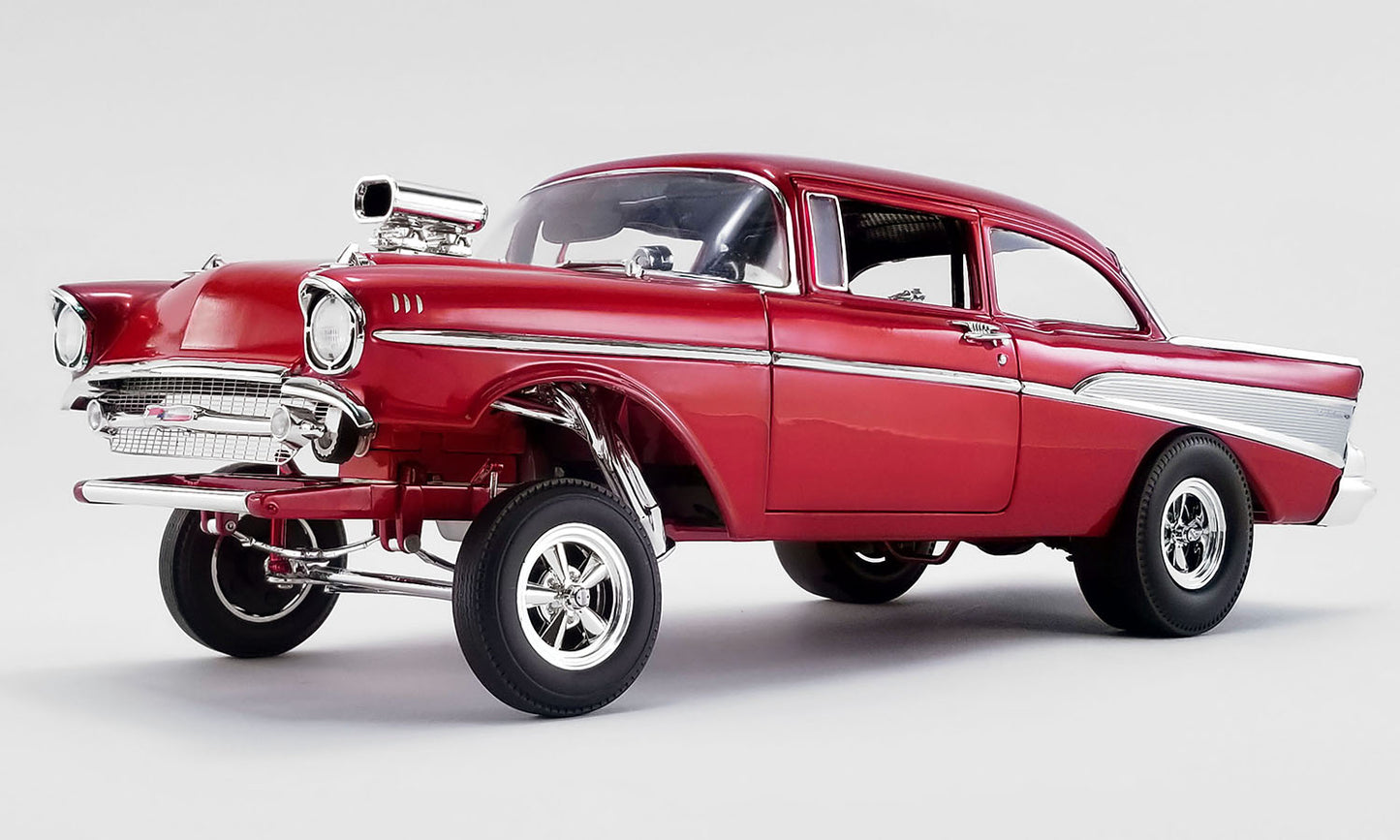 A1807008 - 1:18 Red 1957 Bel Air Gasser