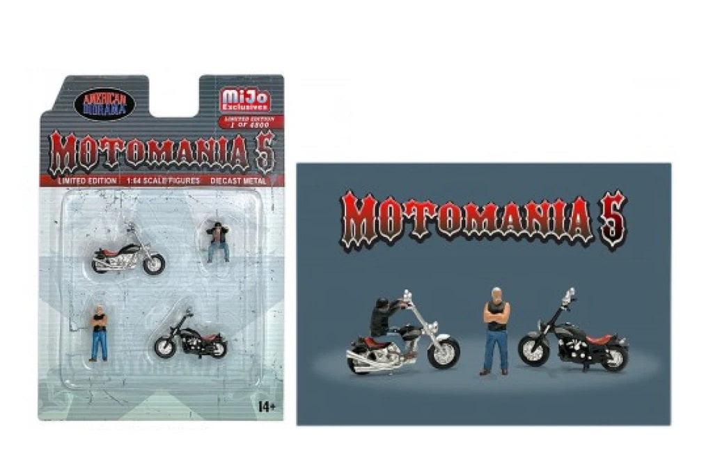 1:64 MotoMania - (5) Figure Set