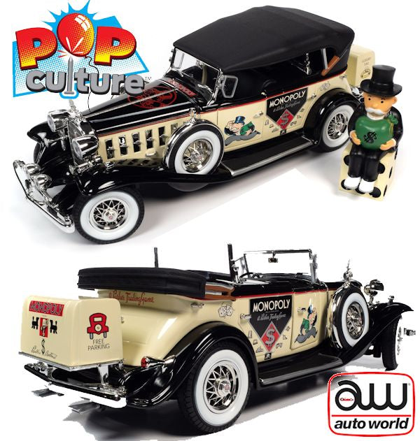 AWSS127 - 1:18 Monopoly 1932 Cadillac