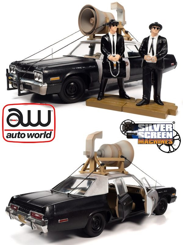 1:18 Blues Mobile w/Figures 1974 Monaco Plumbed Wired and Fully Articulated