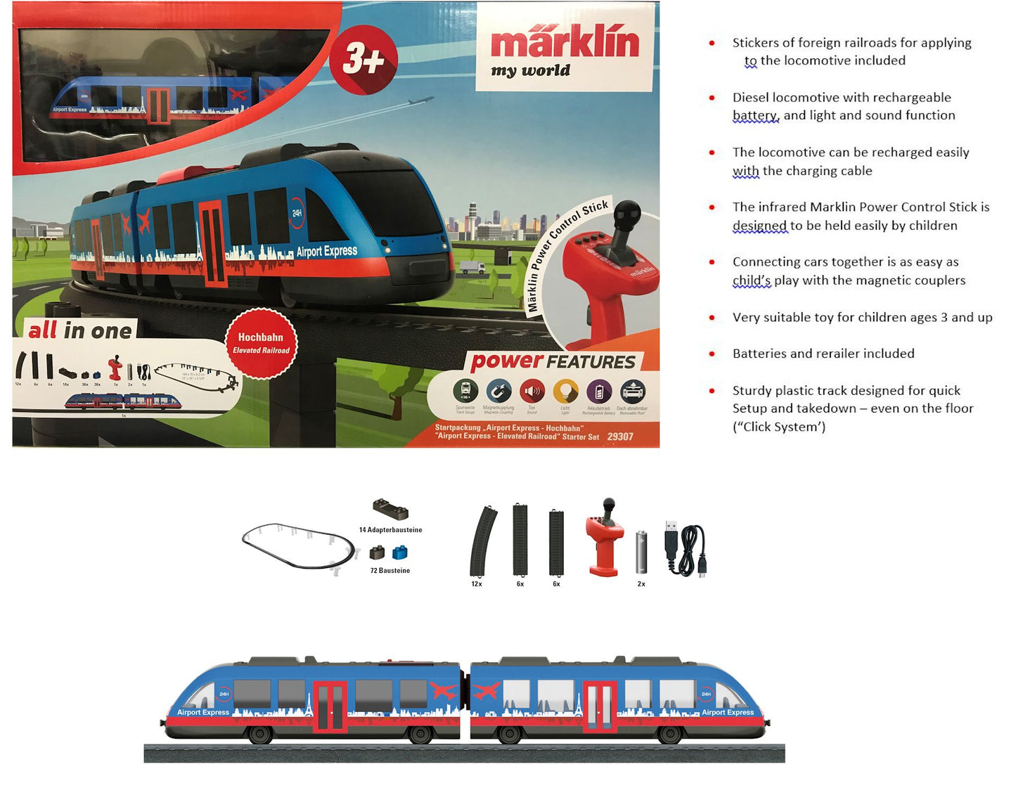 D229307 - Aiport Express All In One Train Set