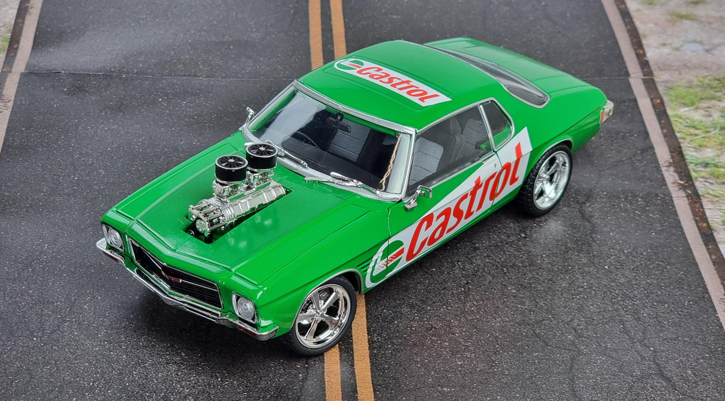 Custom Classic: 1:24 1973 Castrol Hanful Holden Monaro HQ GTS in Custom Green