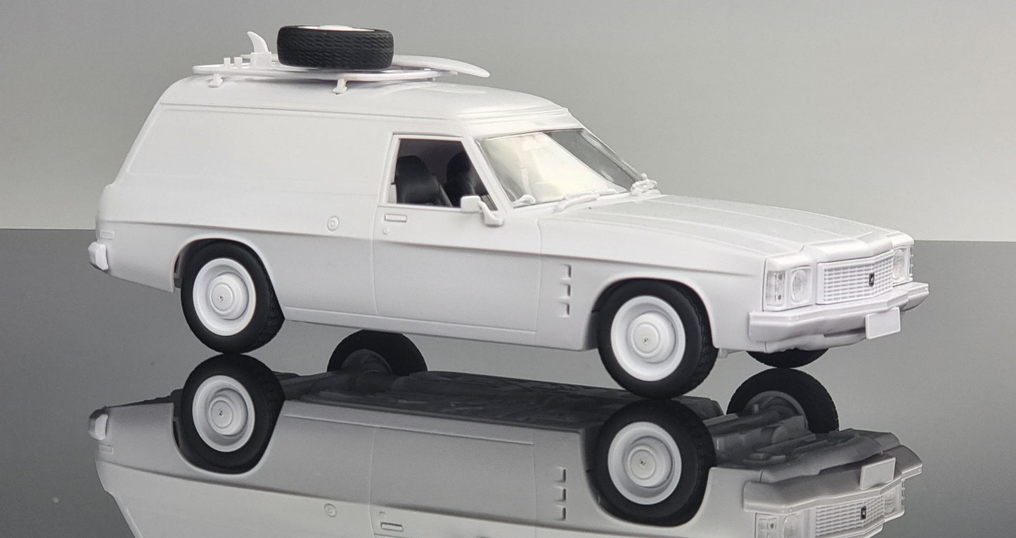 1:24 Plastic Kit Standard 6 Sandman Holden HJ Panel Van w/ Kingswood Wheels