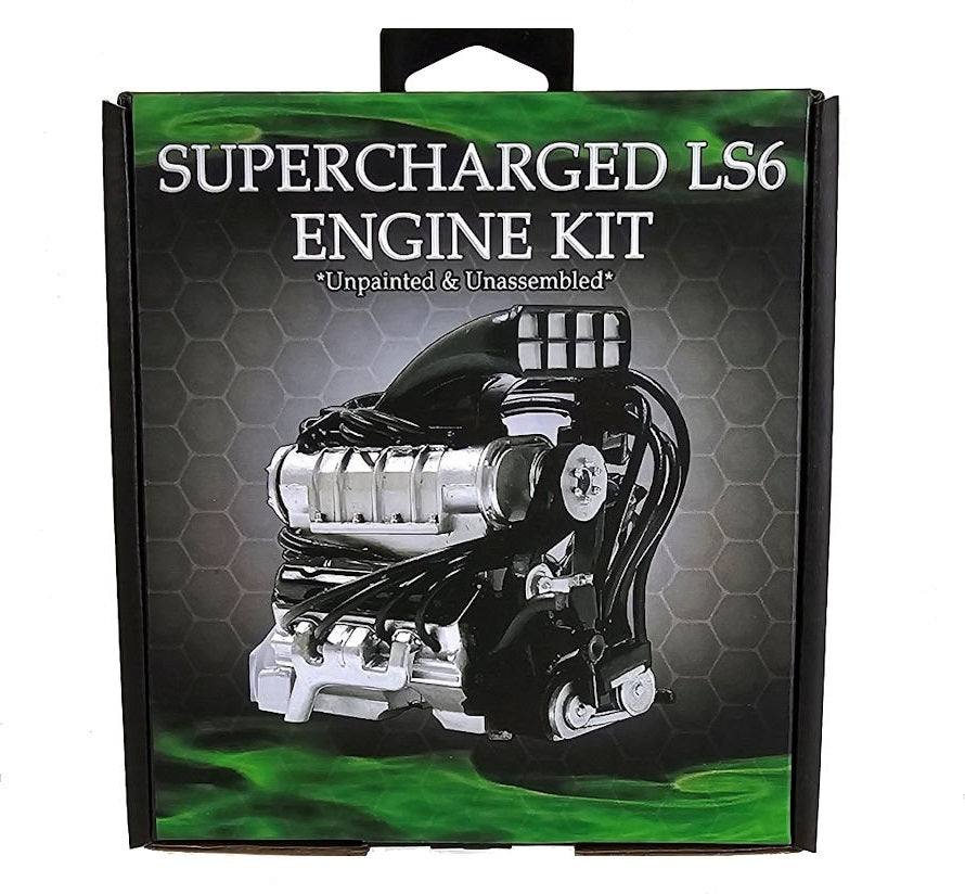 1:24 LC/LJ Supercharged L.S Torana Engine Plastic Kit Accessory