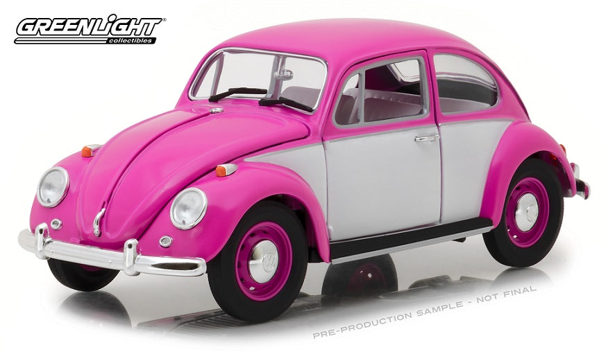 GL13512 - 1:18 Pink/White 1967 VW Beetle