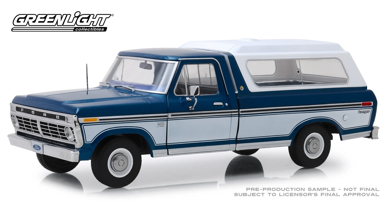 GL13544 - 1:18 1975 Ford F-100 Midnight