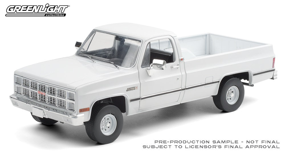 GL13562 1:18 White 1982 GMC K-2500