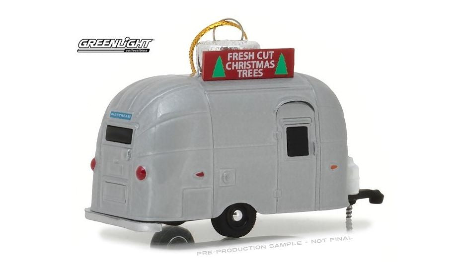 GL29915 - 1:64 Airstream Bambi Holiday Ornament Silver