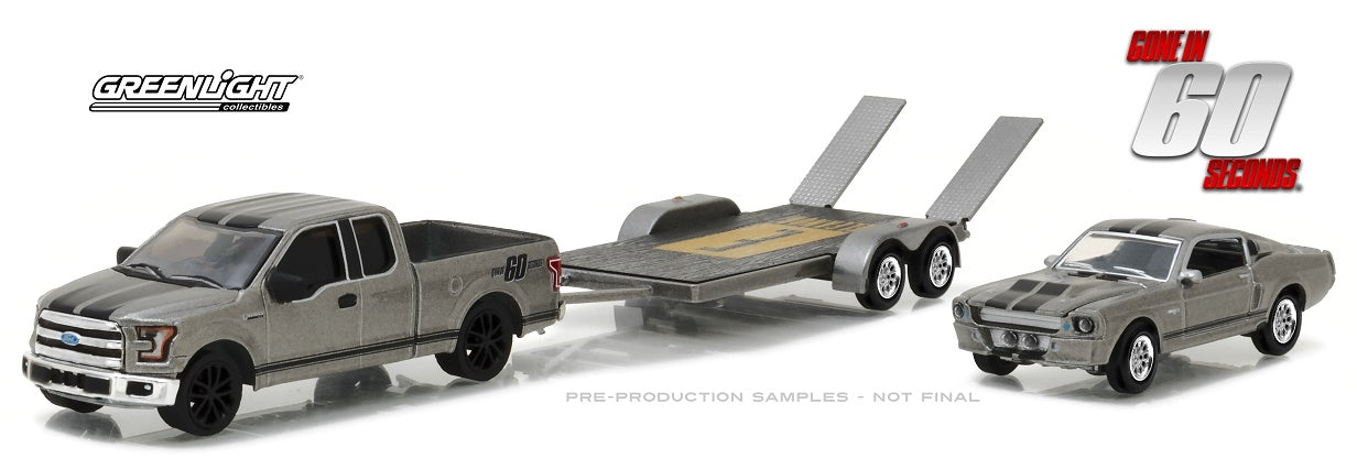 GL31030-C - 1:64 2015 Ford F-150 w/ 67 Ford Mustang