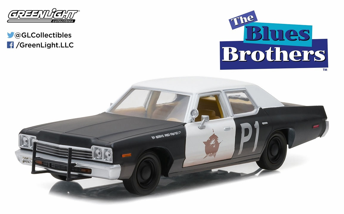 GL84011 - 1:24 1974 Dodge Monaco Blues Mobile Blues Brothers