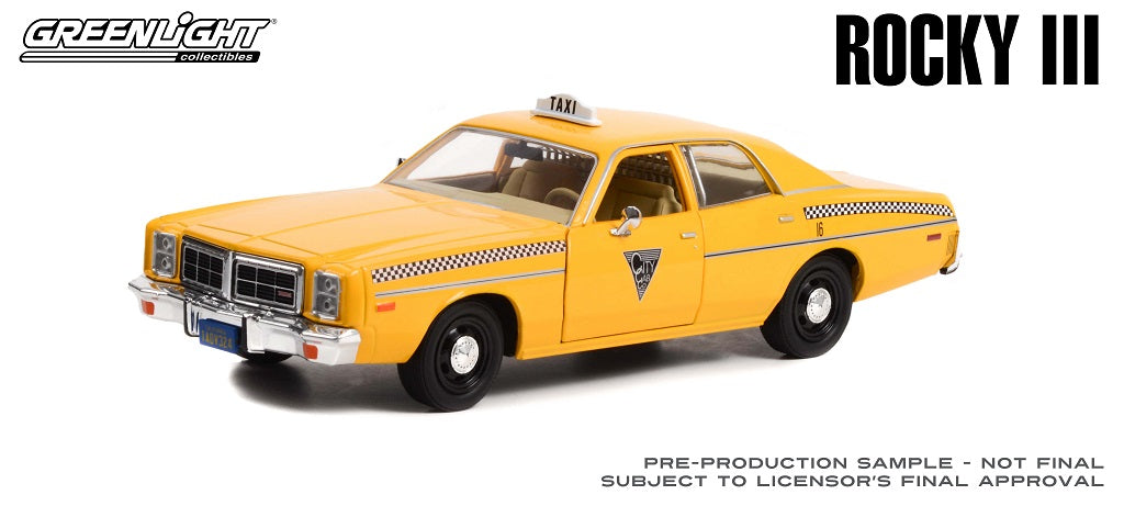 1:24 Rocky III (1982) 1978 Dodge Monaco - City Cab Co. Movie
