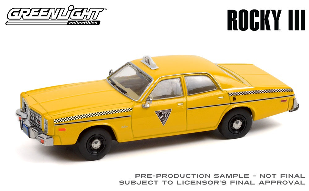 1:43 Rocky III (1982) 1978 Dodge Monaco - City Cab Co. Movie