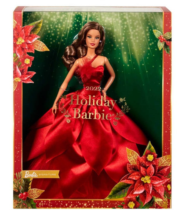 HBY04 - Black Hair Holiday Barbie 2022