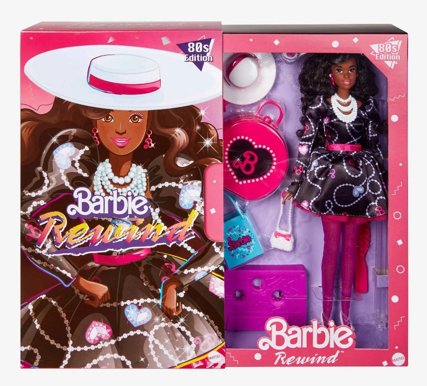 80s Rewind 4 Barbie - Black Hair