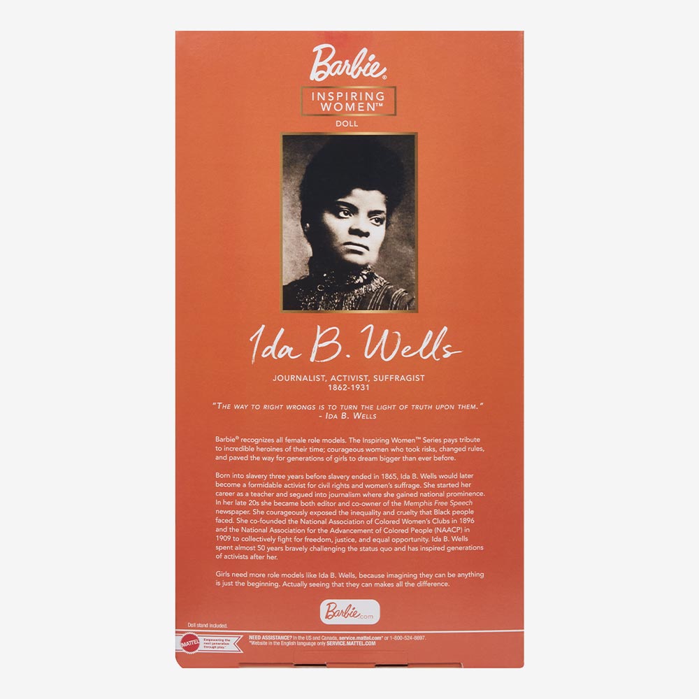 Ida B. Wells Barbie Inspiring Women Collector