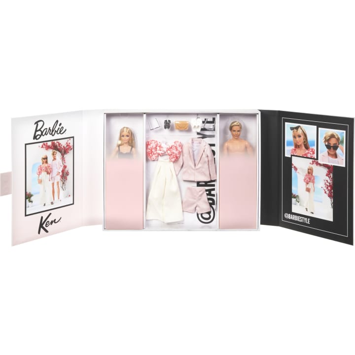 Collector Barbie And Ken Doll Two-Pack For Barbie Style Resort-Wear Fashions