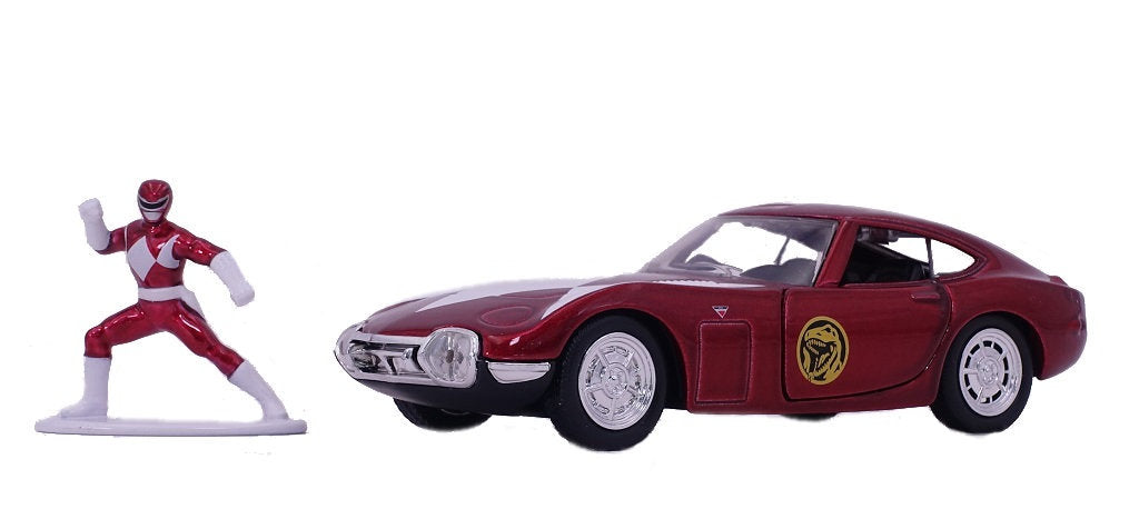 JA33074 - 1:32 Red Ranger w/1967 Toyota