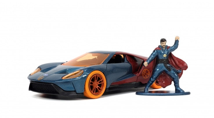 JA33360 - 1:32 Dr Strange Figure w/2017 Ford GT Movie