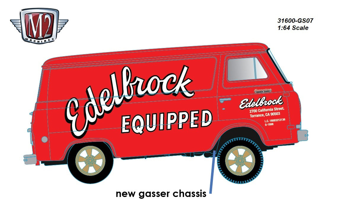 M231600-GS07 - 1:64 Edelbrock 1964 Ford Econoline