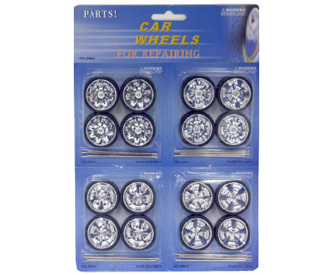1:18 Spinner Rims & Wheel (1 x 4pc Blister)