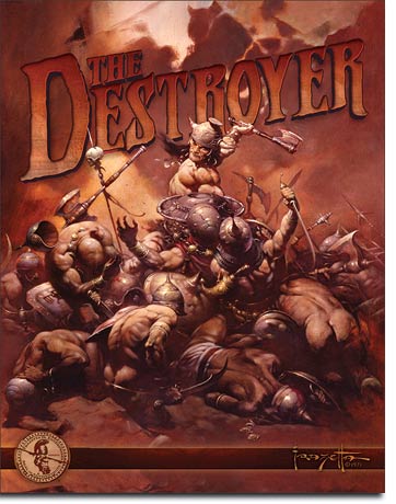 MS2114 - Tin Sign Frazetta The Destroyer