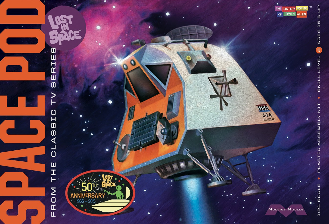 RMOE901 - 1:24 Lost in Space The Space Pod Kit Movie