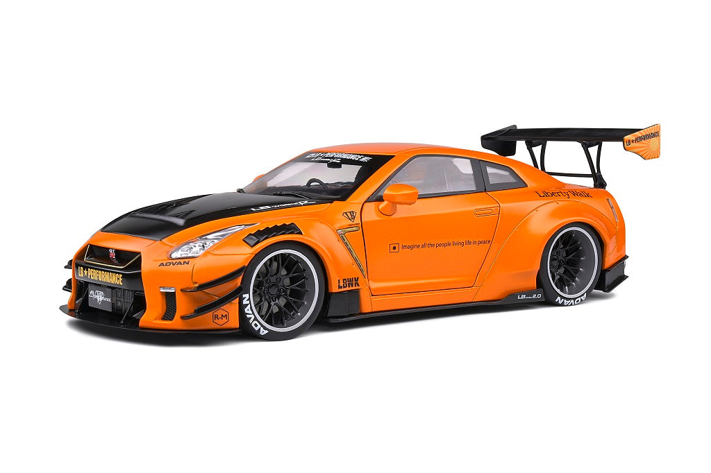 S1805803 - 1:18 2020 Orange Nissan GTR 35