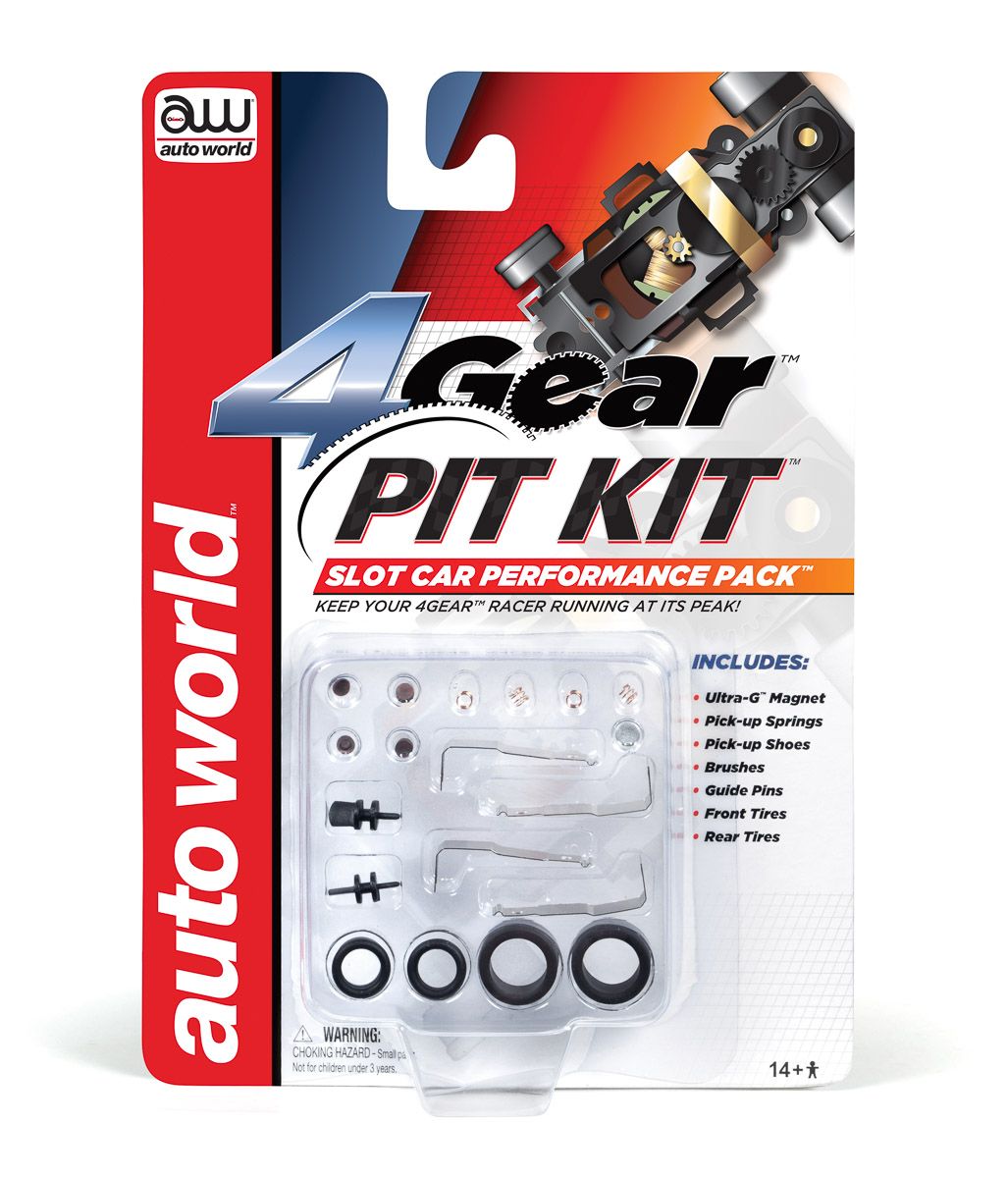 4 Gear Pit Kit Slot Car Accessory
