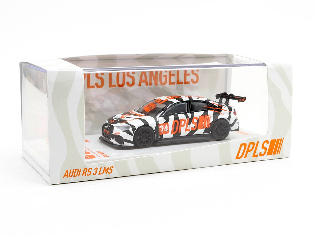 1:64 White Audi RS3 LMS DPLS BLKTGR