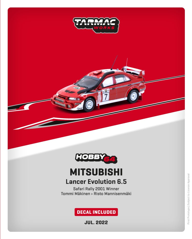 TW64-021-01SAF - 1:64 Mitsubishi Lancer Evolution