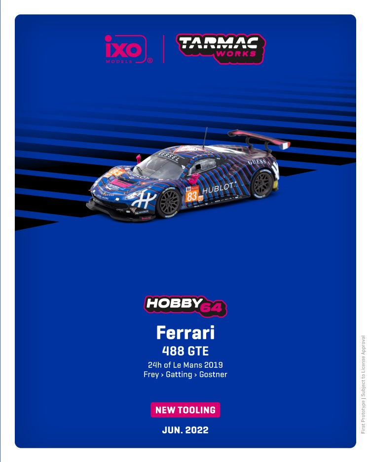 TW64-071-19LM83 - 1:64 Ferrari 488 GTE