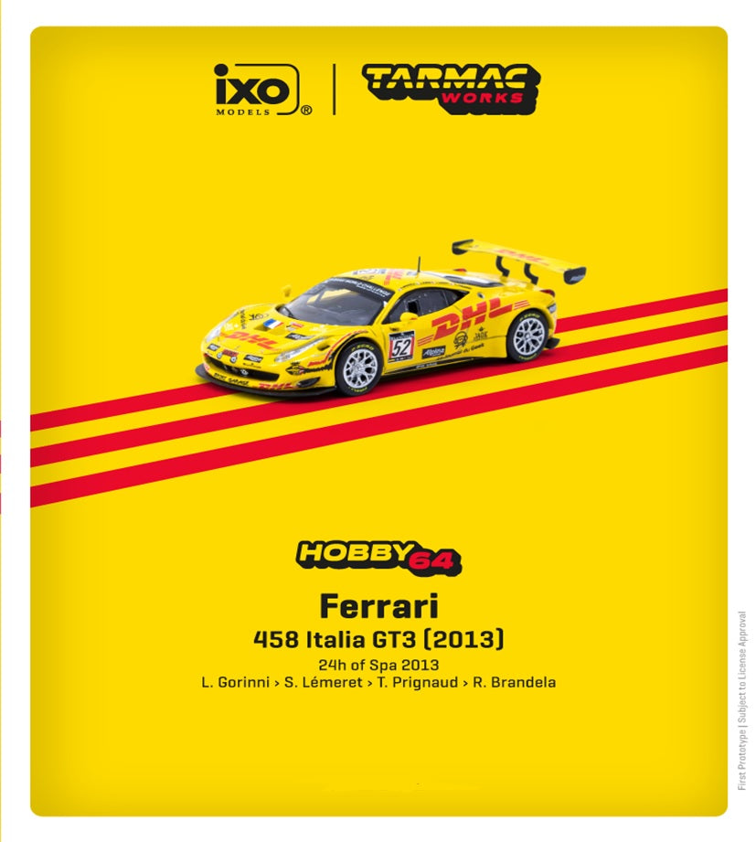TW64-074-13SPA52 - 1:64 Ferrari 458 Italia GT3