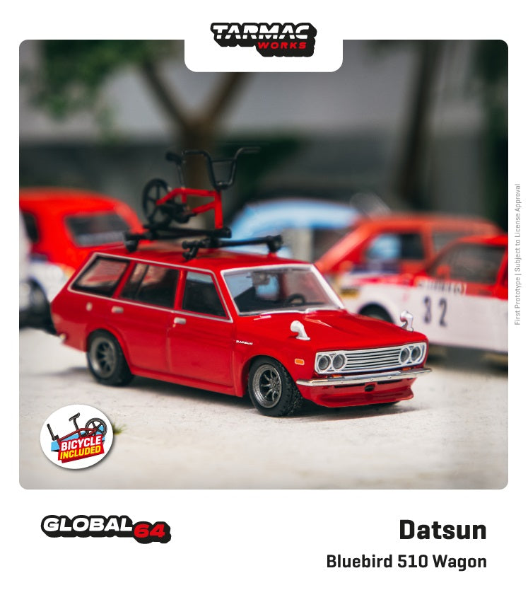 TW64G-026-RE - 1:64 Datsun Bluebird 510 Wagon