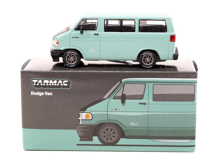 TW64G-TL032-LG - 1:64 Dodge Van Light Green
