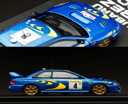 1:64 #4 Subaru Impreza WRC 1997 Monte Carlo Winner