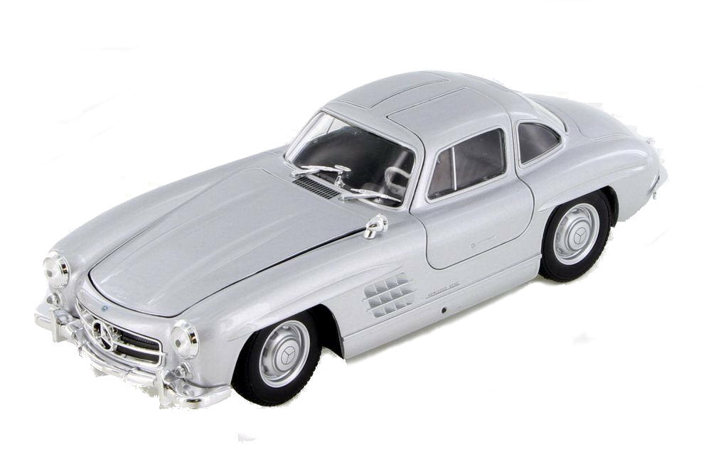 W24064-S - 1:24 Silver Mercedes Benz 300 SL