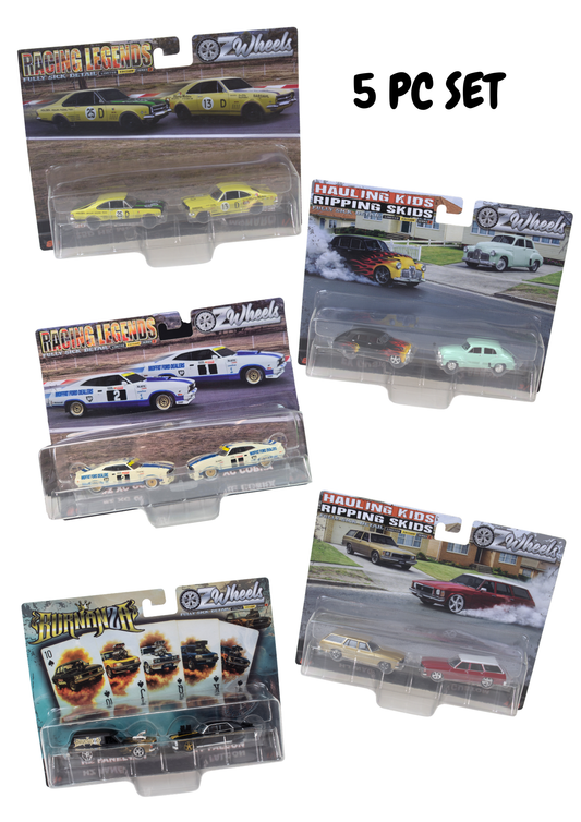 1:64 Ozwheels FSD R2 Twinsets Hauling Kids and Ripping Skids - Racing Legends - Burnanza