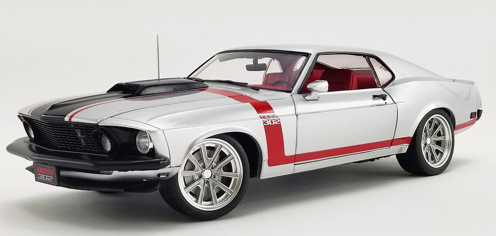 A1801842 - 1:18 1969 Mustang SF Redline
