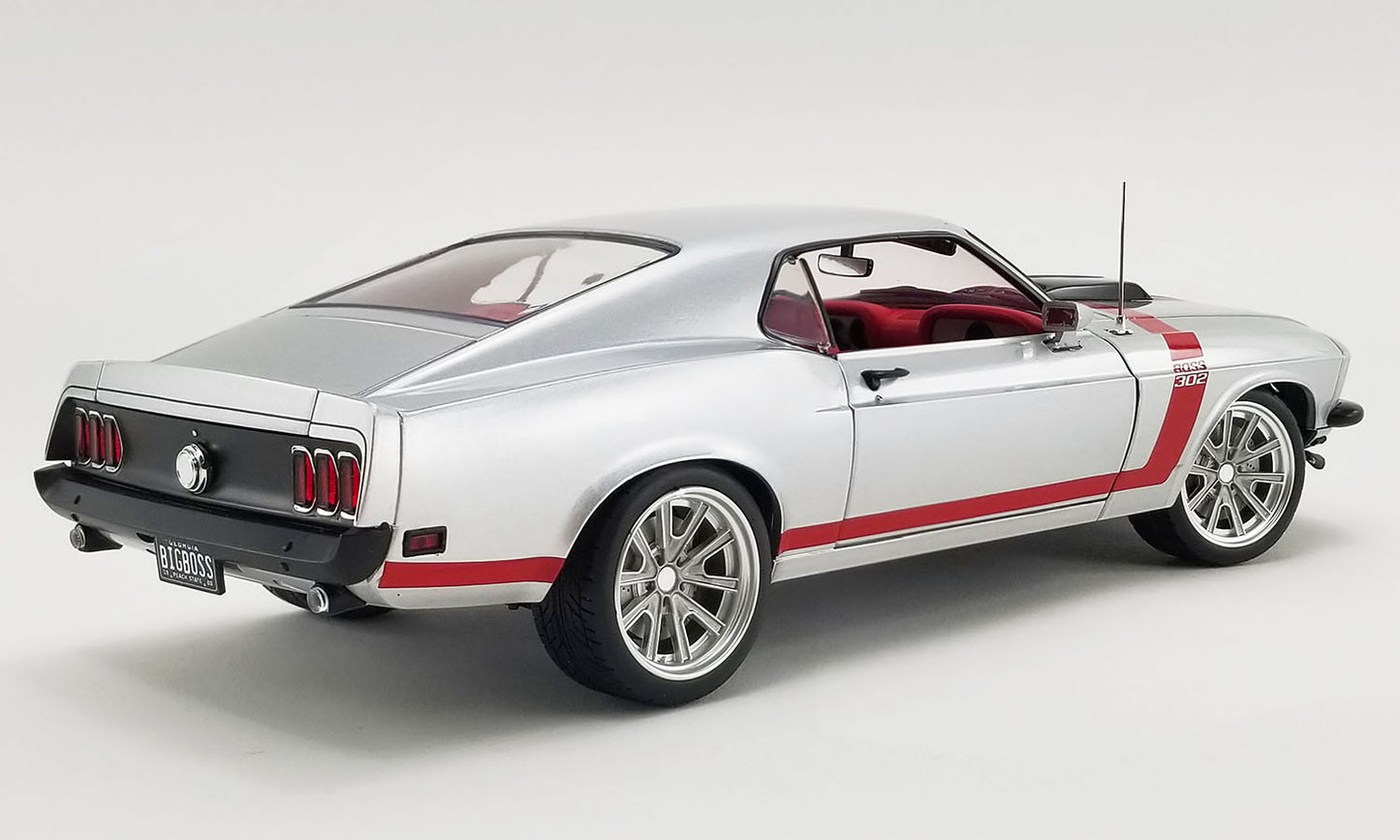 A1801842 - 1:18 1969 Mustang SF Redline