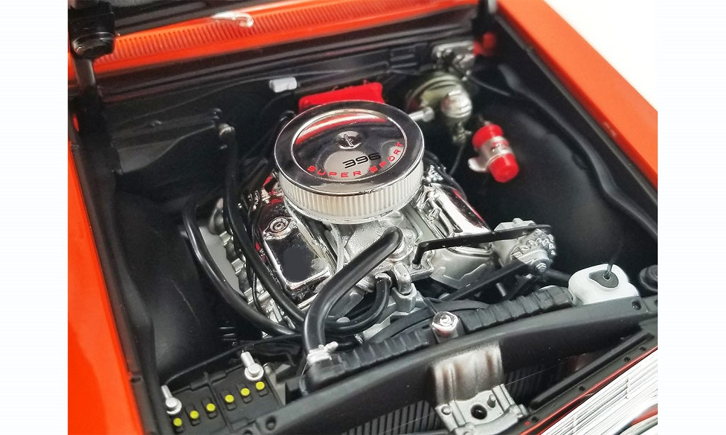 A1805412 - 1:18 Hot Orange Metallic 1965 El Camino Custom Cruiser