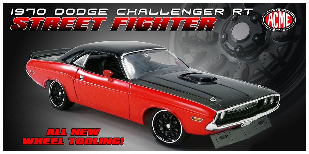 A1806014 - 1:18 Red 1970 Dodge Challenger