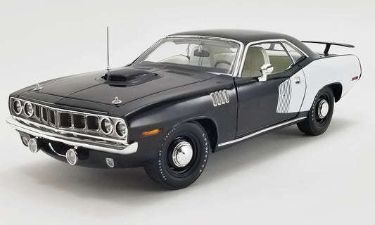 A1806122 - 1:18 Black/White 1971 Hemi
