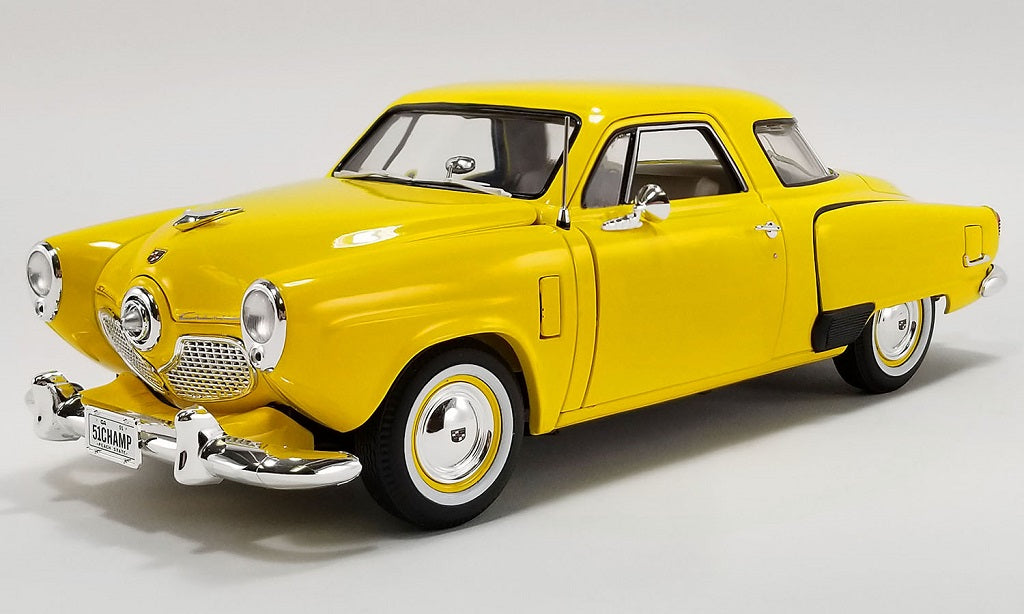 A1809203 - 1:18 1951 Yellow Studebaker