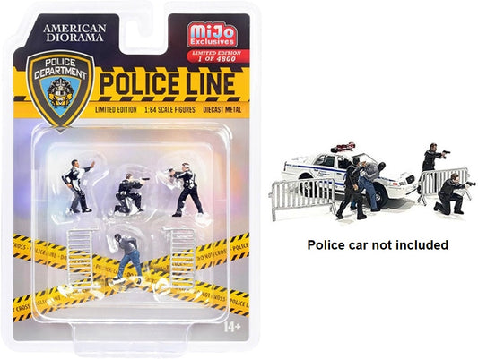 1:64 Police Line - (1) Figure Set Accessory
