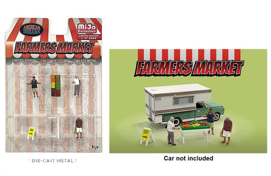 1:64 Farmer's Market Figure Set Accessory