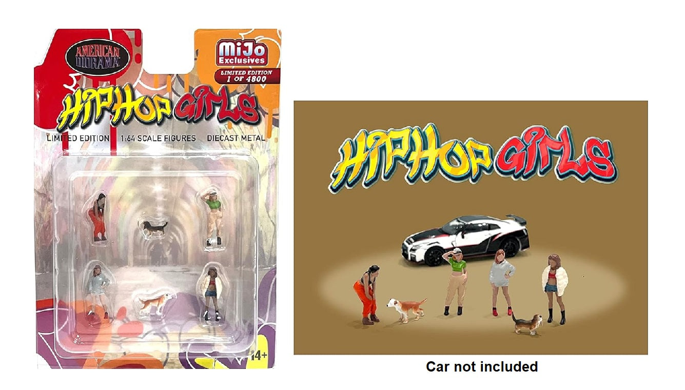 1:64 Hip Hop Girls Figure Set Accessory