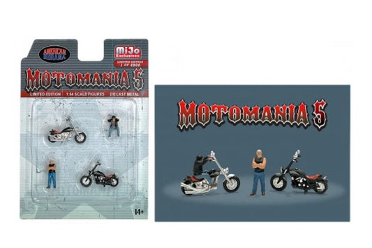 1:64 MotoMania - (5) Figure Set