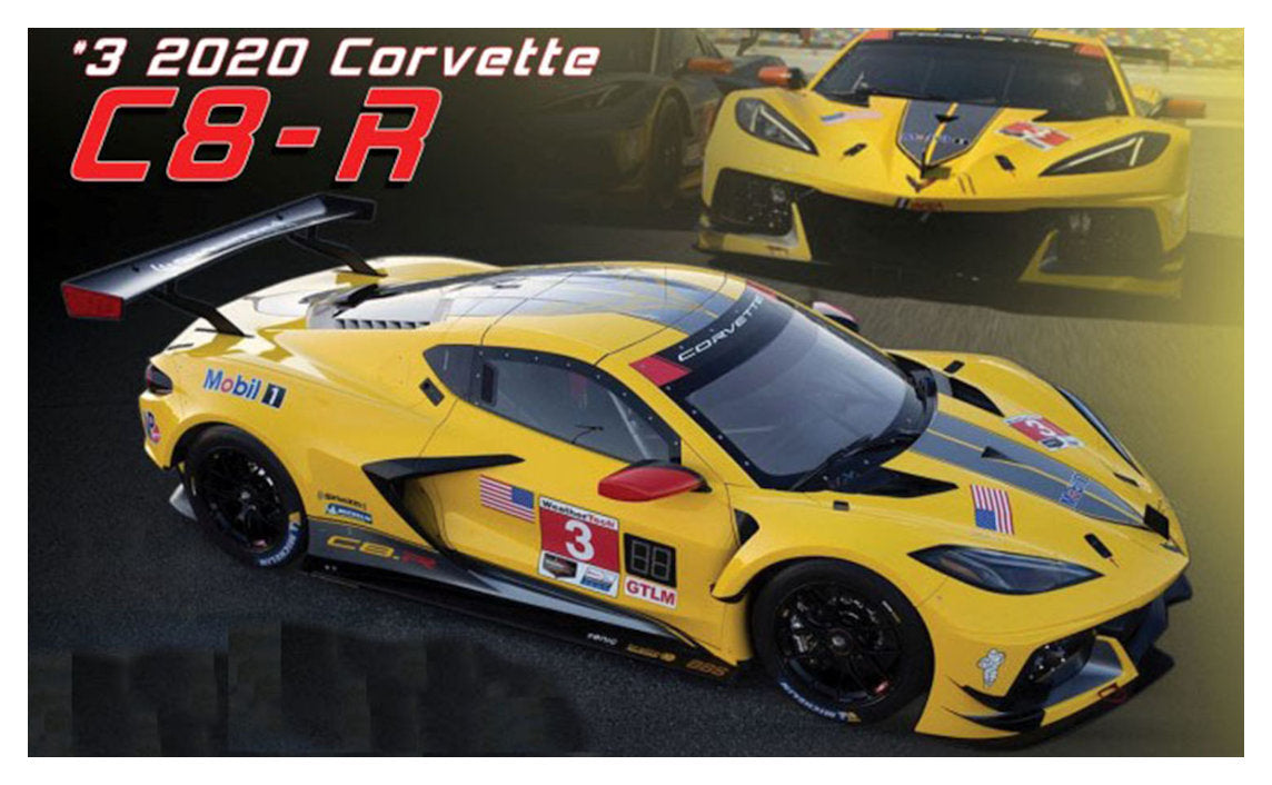 AUS032 - 1:18 2020 Vette C8R Resin