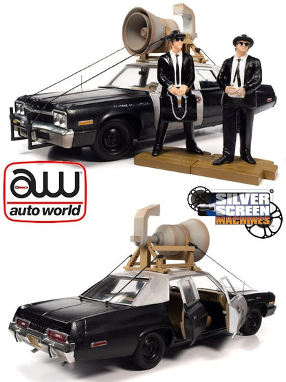1:18 Blues Mobile w/Figures 1974 Monaco Plumbed Wired and Fully Articulated